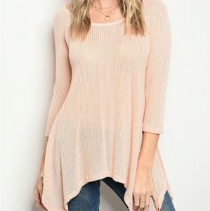 Light Pink Flare Blouse maternity